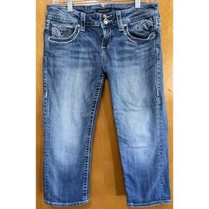 Vigoss The Chelsea Vintage‎ Capri Cropped Denim Jeans Womens Size 5/6